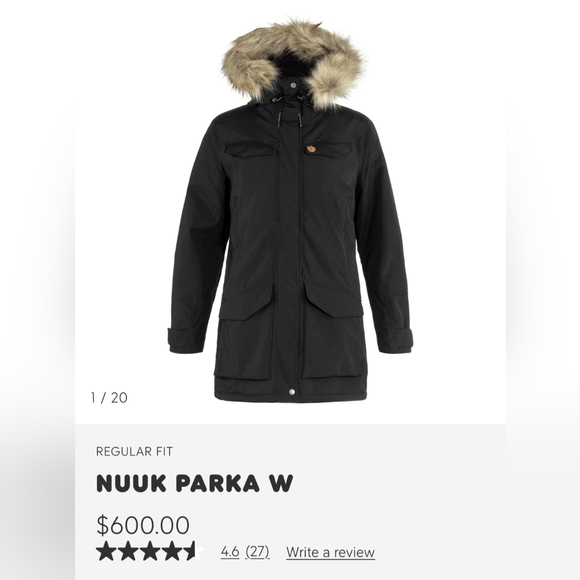 Fjallraven Nuuk Parka - NEW with Tags! - Picture 6 of 7
